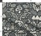 Whimsigoth Woodland Folk Art Gothic Halloween Steampunk Witchy Dark Academia Whimsical Spooky Snakes Bats Moon Skull Night Haunted Spider Custom Printed Fabric by Spoonflower Various Fabrics by the Yard or Fat Quarter